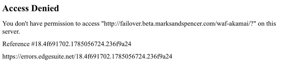 Whodathunk19840's tweet photo. @marksandspencer is there a problem with the site? On the app I cannot add anything to my basket and when I try via browser I get this message https://t.co/Dckre80rzo