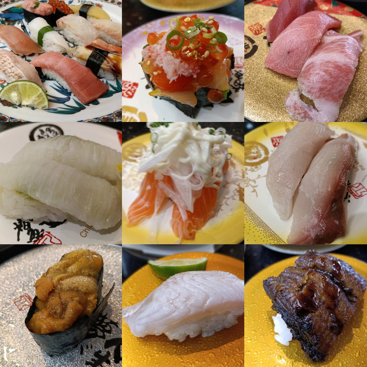 kazuemon12's tweet photo. #金沢まいもん寿司
#回転寿司
#寿司
#たまプラーザ
#土用の丑の日
旨々し🍣 https://t.co/Bd6VLo4St8