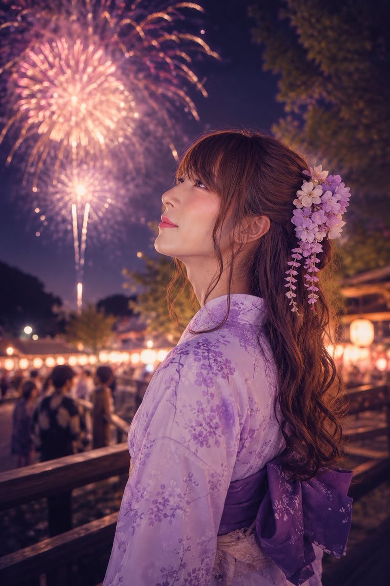 rococoronda's tweet photo. 昨晩は小さい町の花火大会🎇
優しい風が吹いていて雲もなくとてもきれいだった🎆
いつもよりも少し涼しくてゆっくり楽しめた✨

Bさんだったけどね😆笑
画像はAIイマジネーション💚笑 https://t.co/l9Ghpo8mto