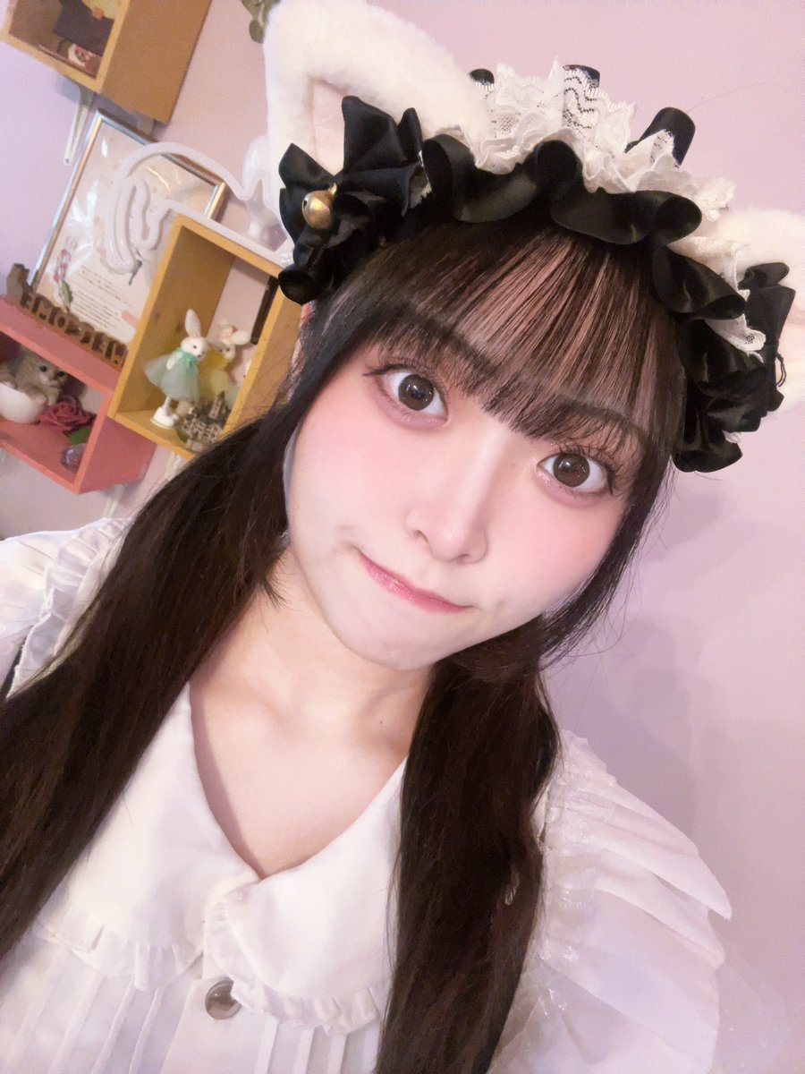 charilu_sakra's tweet photo. 🖤おきゅいん🐈‍⬛
今日は幽霊の日👻！
夏といえばホラーだよね(=^▽^)σ

本日も@__Charilu__ でご帰宅お待ちしてます♪
＃コンカフェ　#自撮り界隈　#宇都宮コンカフェ https://t.co/BHk9lyLU5H