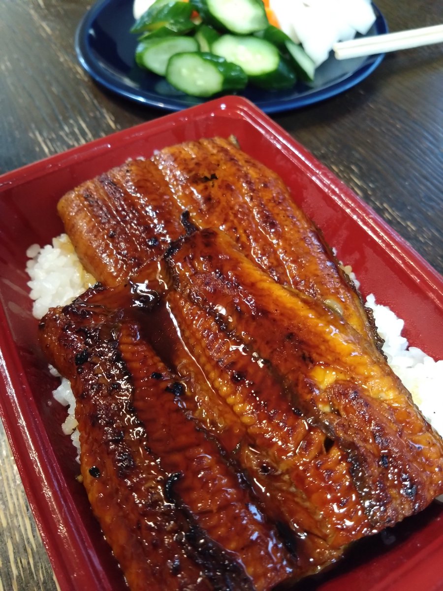 HALKA_KKA's tweet photo. みにゃさんに美味しいよって聞いたのでうちも父誕ディナーはガストの鰻にしました！2倍のほう！美味しかった https://t.co/LfQ6KCYl1M