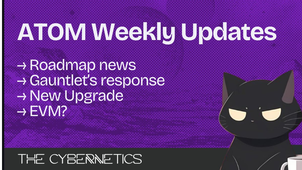 tonyler_'s tweet photo. 1/ Cosmos Hub Update 🧵

Here's everything that happened this week on the @cosmos Hub.

A thread  👇 https://t.co/74Igu4UHdL