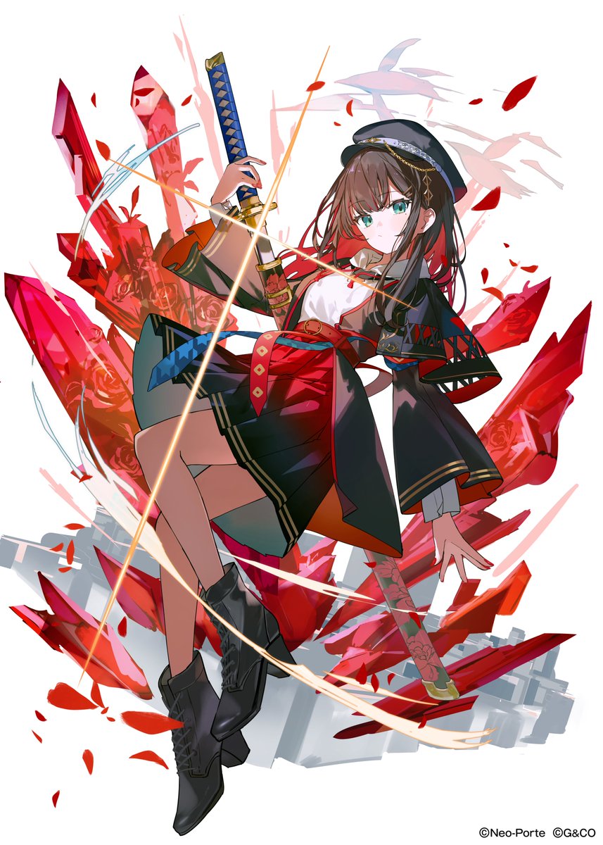 roro046's tweet photo. 7月17日に発売されたXross Starsブースターパック第4弾『Grand Resonance』にて《緋月ゆい》さんを描かせていただきました！  #クロスタTCG https://t.co/gZVvfTxCBw