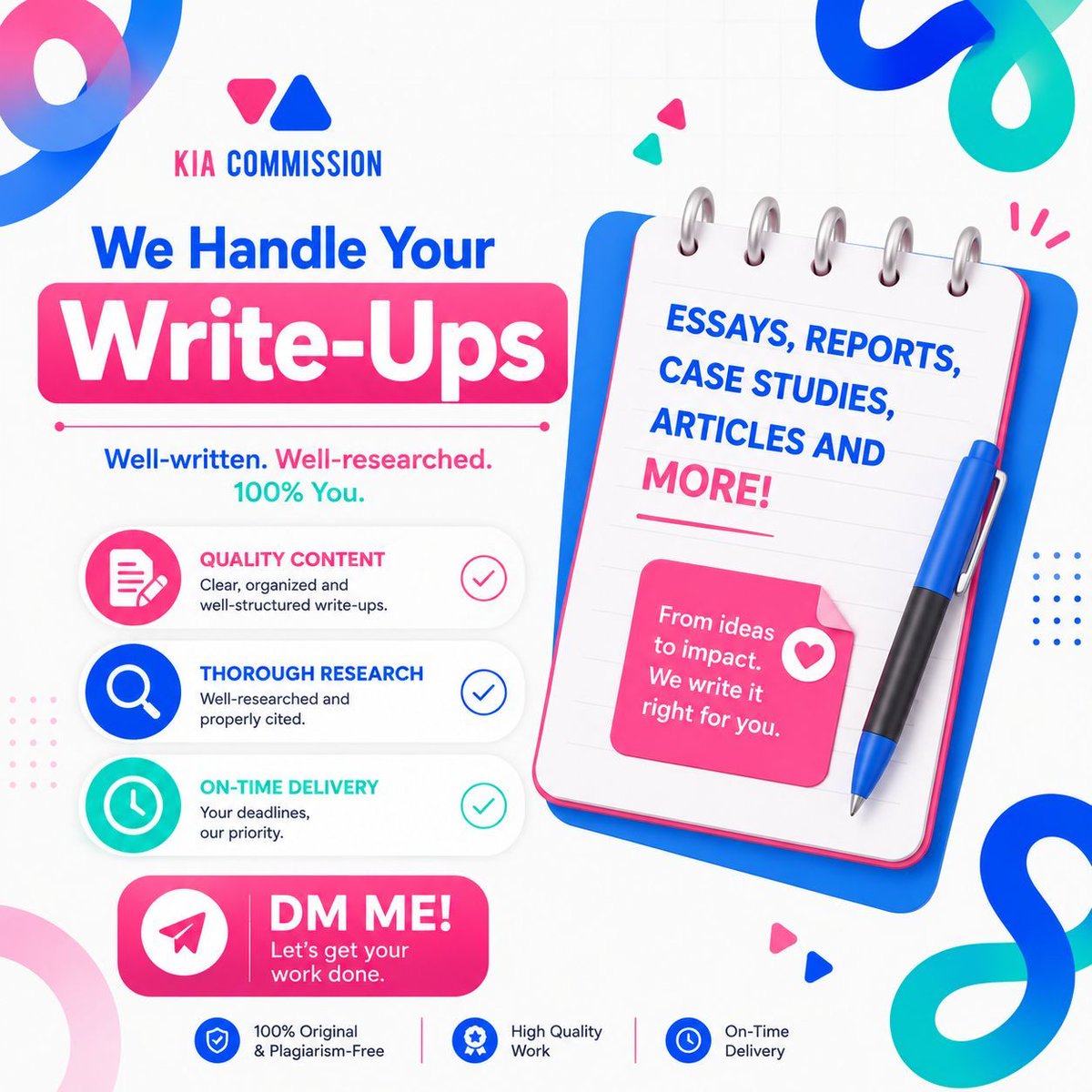 AcadCommsByKia's tweet photo. THESIS & CHAPTER 1-5 EXPERT π
lf commissioner thesis title proposal rrl methodology results discussion summary lf commer qualitative quantitative spss anova coding thematic analysis help lf clients researcher quality turnitin #ThesisHelp #ResearchPH #Statistician #DataAnalysis https://t.co/YuakirEHo1