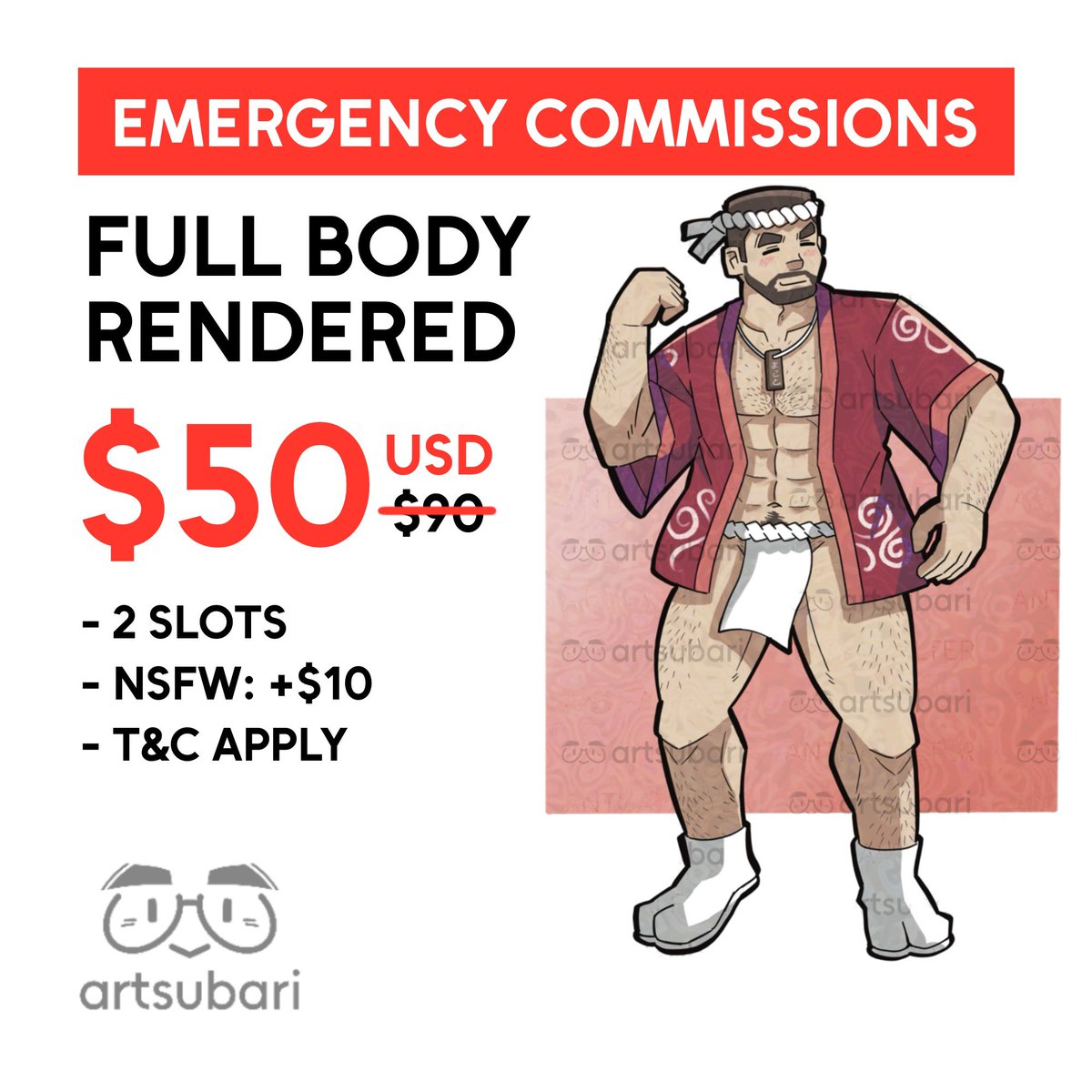 artsubari's tweet photo. #EmergencyCommissions cause of bills and adulting 🥀 Visit the link in my bio #artist #gay #art #bara #baraart #baraartist #commissions #commissionsopen https://t.co/480yyHVL2b