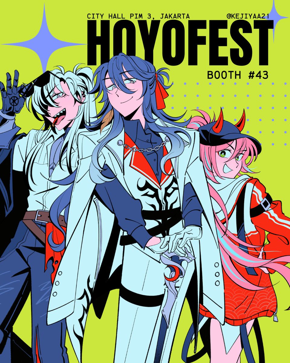 kejiyaa21's tweet photo. (1/2) Here's my catalogue for #HoYoFEST2026 🇮🇩! I'll be there at Booth 43 with @TheGreySun1 

Limited bookings are available at:
https://t.co/LgPOvZgbi4

#HoYoFESTID #hsr https://t.co/S9KWws22aG