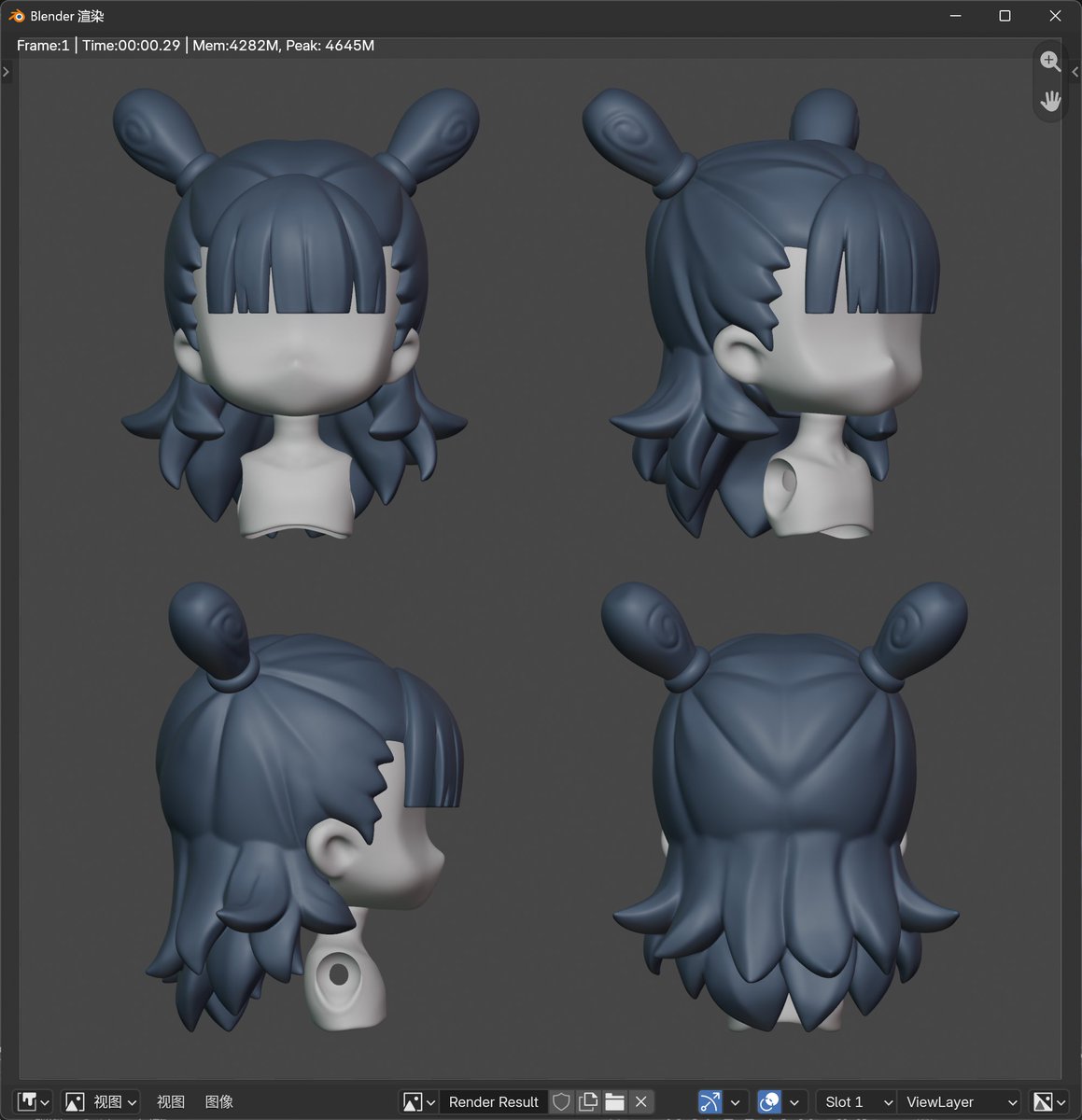 tachikomc's tweet photo. 练手，手有点生
#blender #手办 #bjd #gsc https://t.co/NO0icIjnak