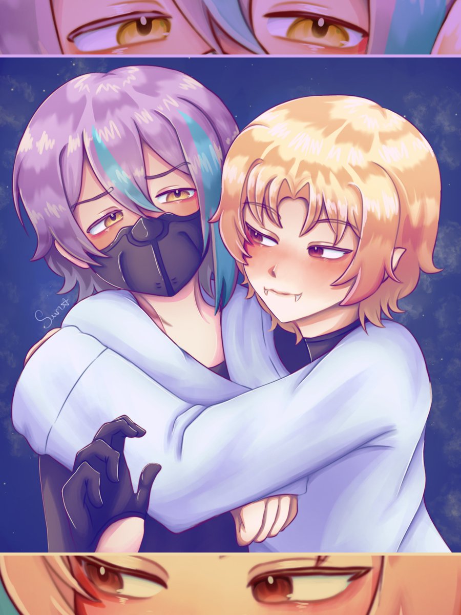 sun88star's tweet photo. I love drawing kasa annoying rui in this au for some reason 
#ruikasa #類司 #pjsk https://t.co/FGkZTzVCQE