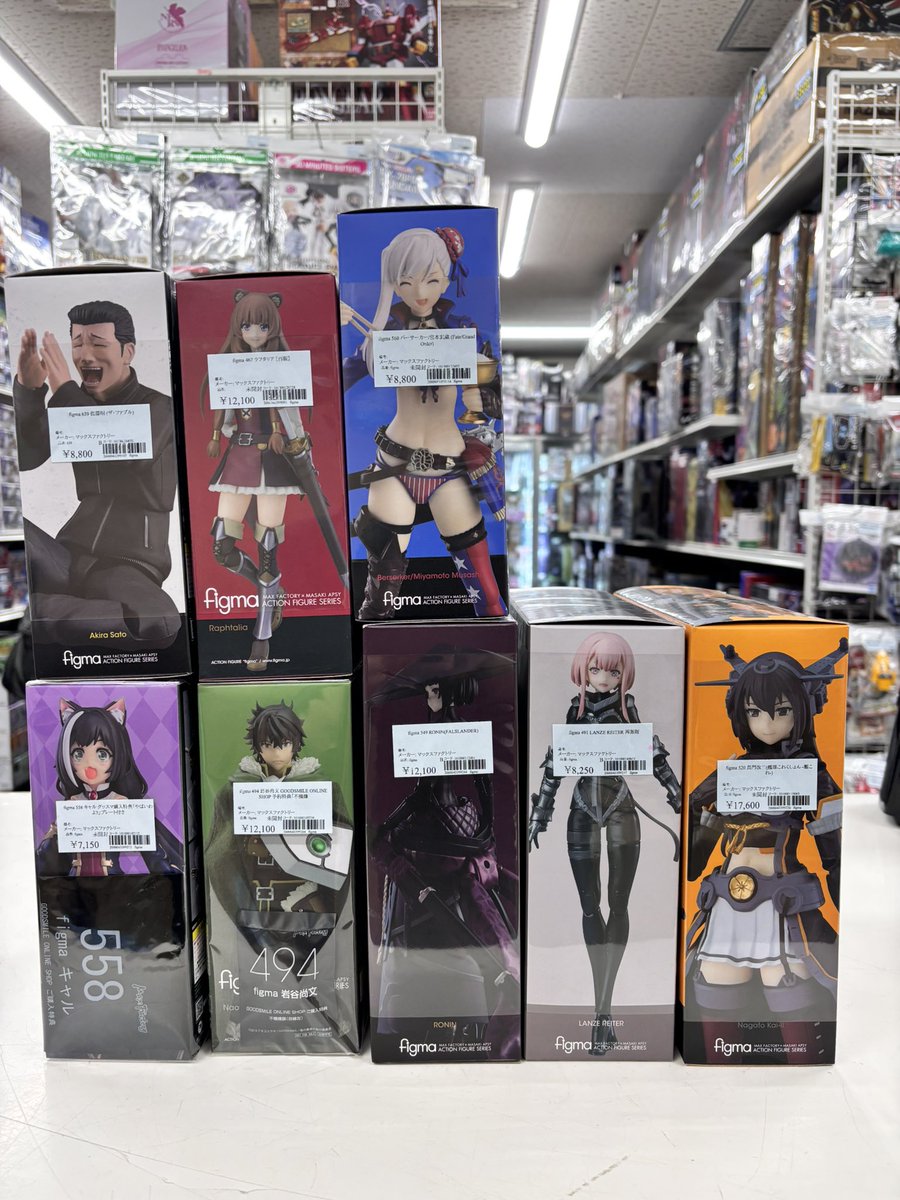 jungle_nagoya's tweet photo. 【買取品】
色んなジャンルの可動フィギュア各種入荷しました!
#figma #ねんどろいど #フィギュアーツ #BUZZmod
抹茶🍵 https://t.co/FEbPWHO3sY