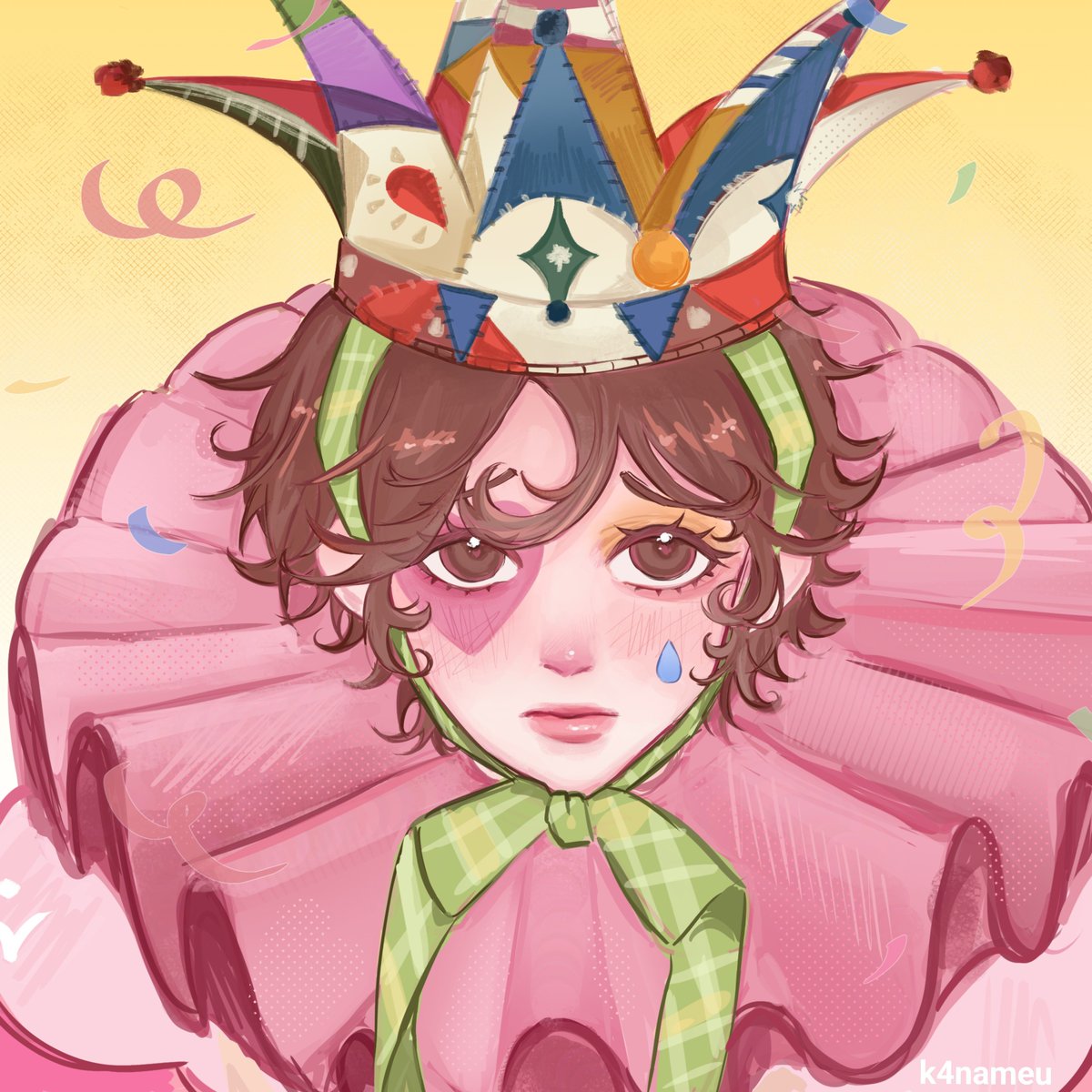 uemanak's tweet photo. @NaNa2SO4 hii!! tysm for sharing (* >ω<)!! i am beginning my twt acc but am active on other platforms!! (such as insta)
i would say my artstyle is very stylized!! consisting of heavy rendering, often messy and some bold colors :D
ty again for this opportunity 🩷 https://t.co/yJauC94ZWJ