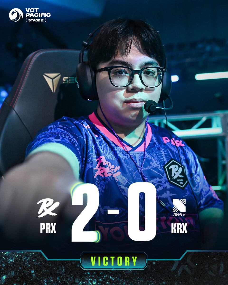 vctpacific's tweet photo. A Summit speedrun followed by a Breeze finish 💥

@pprxteam take down KRX with a sweep and add another win to their Stage 2 run! https://t.co/9vsH8TdWE0
