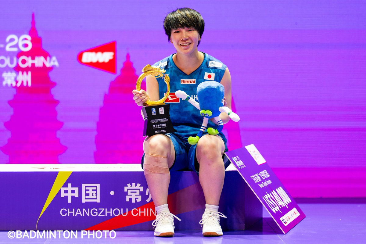 Badminton_BAJ's tweet photo. 中国オープン2026🇨🇳
女子シングルス
山口茜選手が優勝🥇

CHEN Yu Fei(中国) 0-2 山口茜🌟

タイオープンから6度目の表彰台です！
おめでとうございます！！
 
#中国オープン
#バドミントン #badminton https://t.co/hVIDRmIdhL