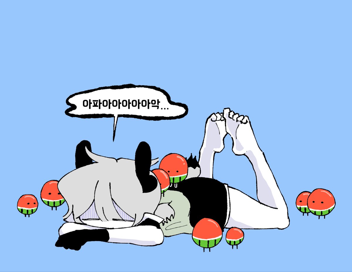 goodbye354's tweet photo. 허리 좀 밟아봐 수친들 😤

맞아 이제 트친들은 수박이야 🍉🍉🍉 https://t.co/PEXCf2hxAD