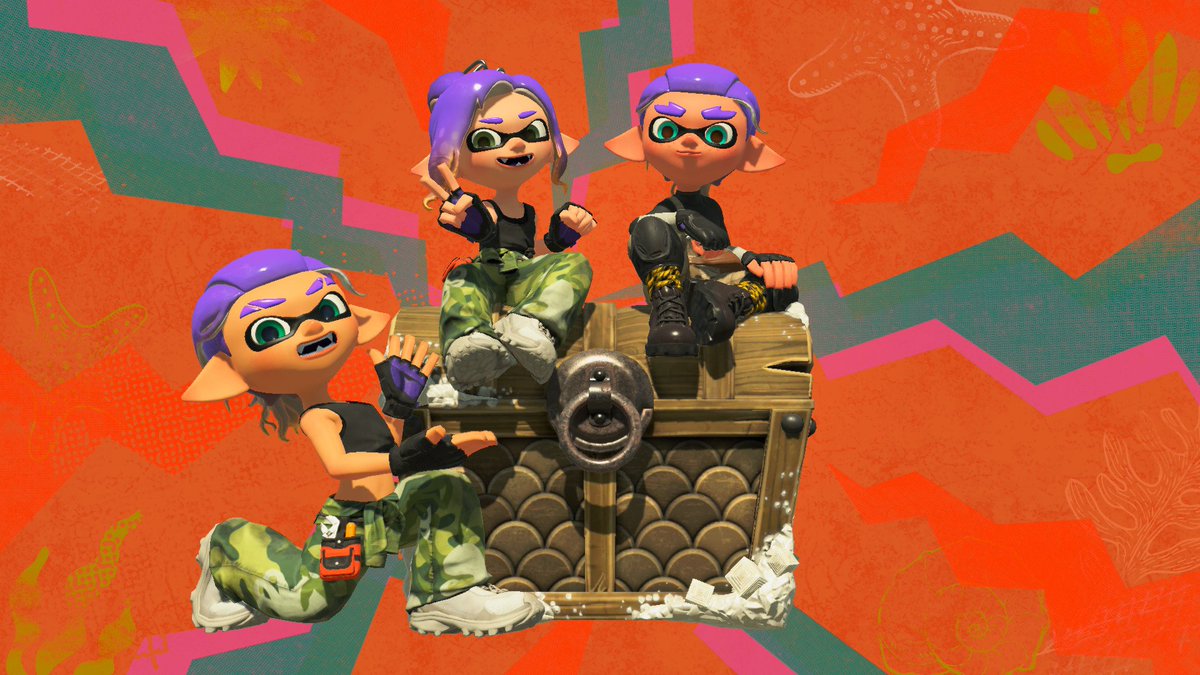 Amorbis2's tweet photo. #SplatoonRaiders @RexRexius @jartacho92 🎉🎇💐 https://t.co/uTsKeSLnAt