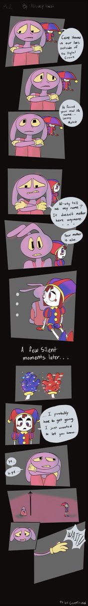 Misuny6's tweet photo. Pomni Visits Jax Full Comic

Fan Comic
#TADC #tadcep9ㅤ #Jax #Pomni https://t.co/shHBMFUAGS