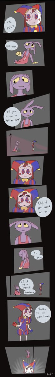 Misuny6's tweet photo. Pomni Visits Jax Full Comic

Fan Comic
#TADC #tadcep9ㅤ #Jax #Pomni https://t.co/shHBMFUAGS