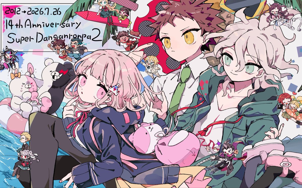 osshouri55's tweet photo. すーぱーだんがんろんぱ2
14周年おめでとう！🎉����️🎮 https://t.co/77xoI9u8U1