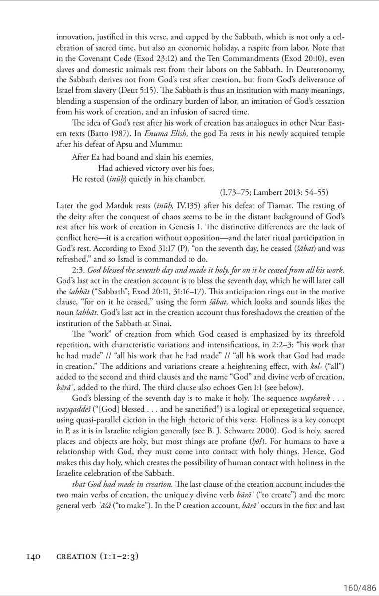 doofgeek4011's tweet photo. @Rurouni_Phoenix Ronald Hendel, Genesis 1–11: A New Translation with Introduction and Commentary, AYB 1A (New Haven: Yale University Press, 2024), 139–40. https://t.co/i4TKsa0A6S