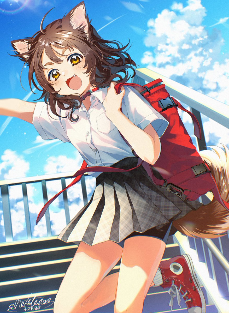 nekotarou0721's tweet photo. 学校まで競争しよっ！ https://t.co/UHN6JLBiyw