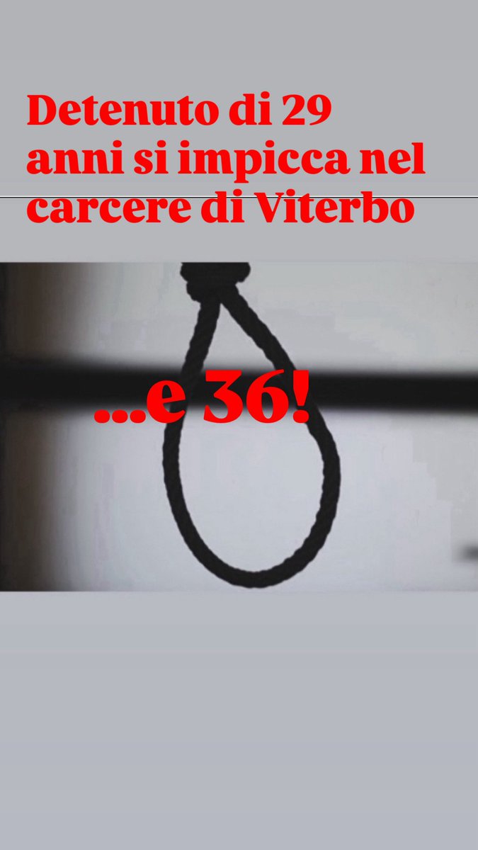 RADIOCARCERE's tweet photo. Suicidio nel carcere di Viterbo: https://t.co/8ymqLqOkDt