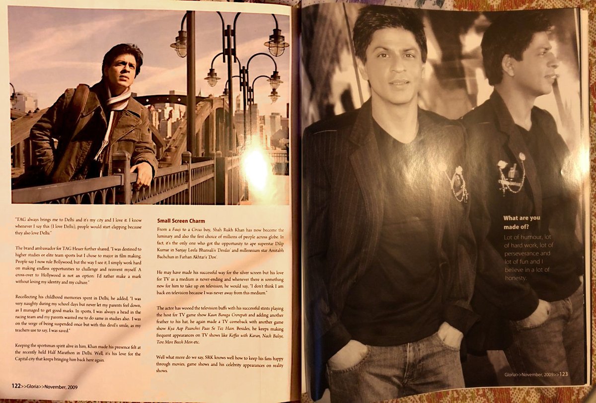 MHeerins's tweet photo. "I was very naughty during my school days [...] I was on the verge of being suspended once but with this devil's smile, as may teachers use to say, I was saved"

He has always been aware of the power of his smile😆

Gloria magazine, November 2009 https://t.co/54ltGi6VBs