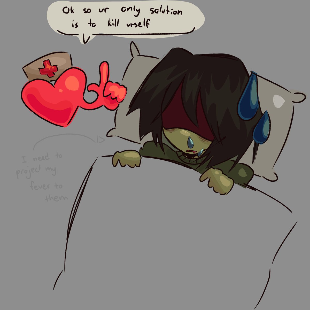 xoomingg's tweet photo. I'm sick and I have school tomorrow 

#deltarune dodl https://t.co/qDwKL89Cn5