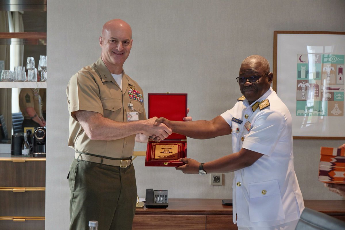 ADFmagazine's tweet photo. #Ghana, U.S. Marines build on coastal defense cooperation at #AMFS 2026 -
https://t.co/mXT6QSA6wK https://t.co/QMjjcxvqxU