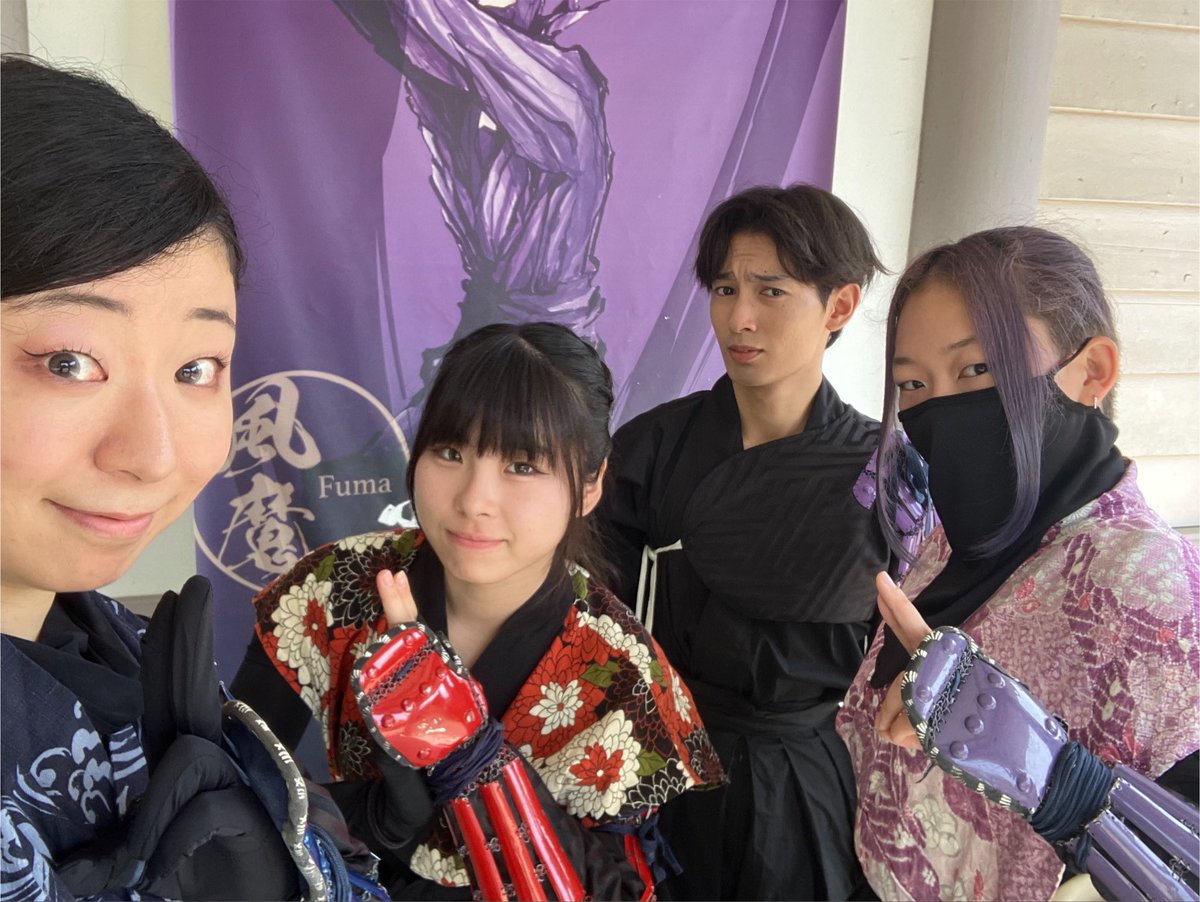 fumaninja_odwr's tweet photo. 本日7/26(日)より、2026年夏の NINJA館前おもてなしスタートです✨
ご来城いただきました皆様、誠にありがとうございました！

 小田原城NINJA館では、涼しい室内で忍者体験をお楽しみいただけます🥷
8/29(土)までの土日祝、我ら相州乱破衆「風魔」が皆様のお立ち寄りをお待ちしておりまする！🏯 https://t.co/NbGVApIpAr