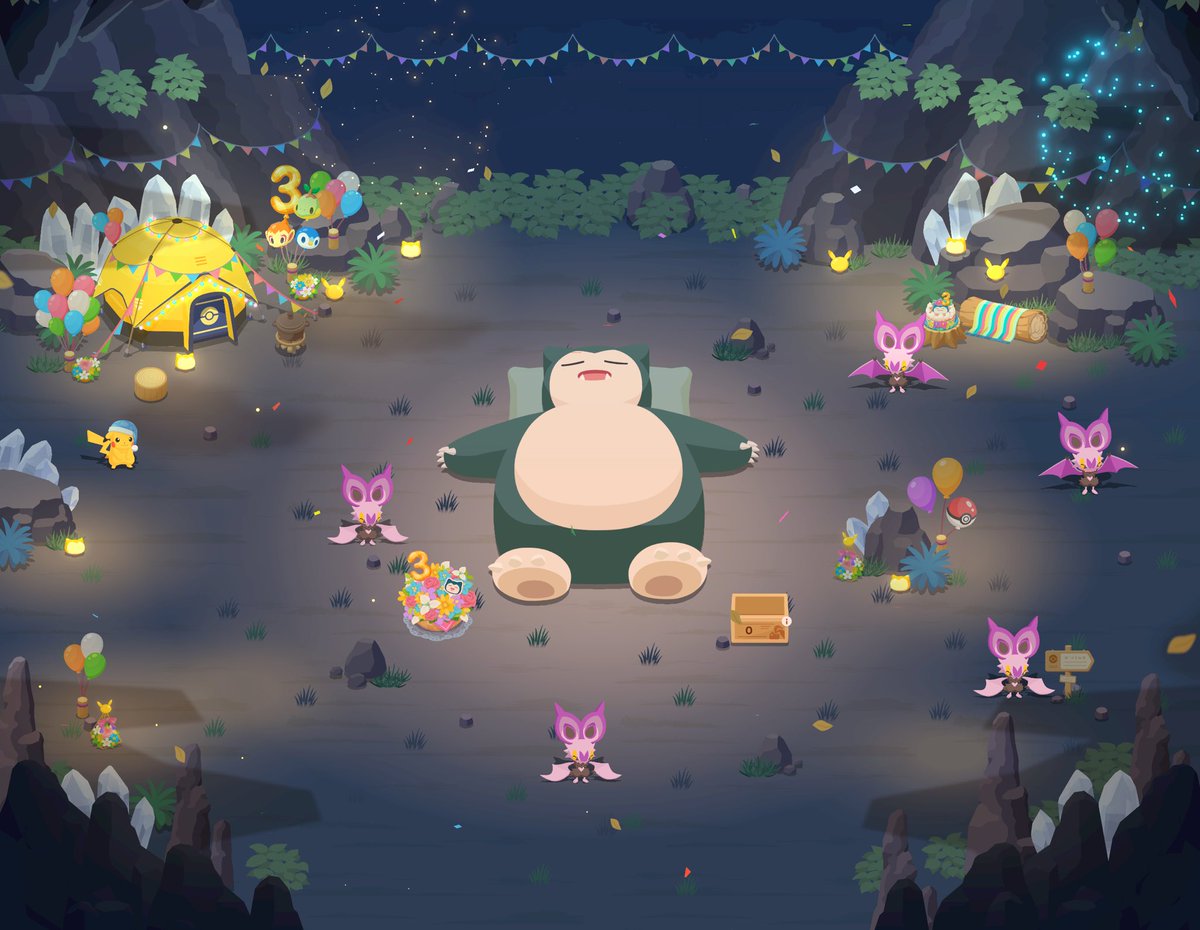 hachimitsu10's tweet photo. #ポケスリ3周年をみんなで 
あっというまに最終日😭
2週間楽しかったよーー！
ウノハナとトープで記念撮影📸✨ https://t.co/yZwo9y4oEh