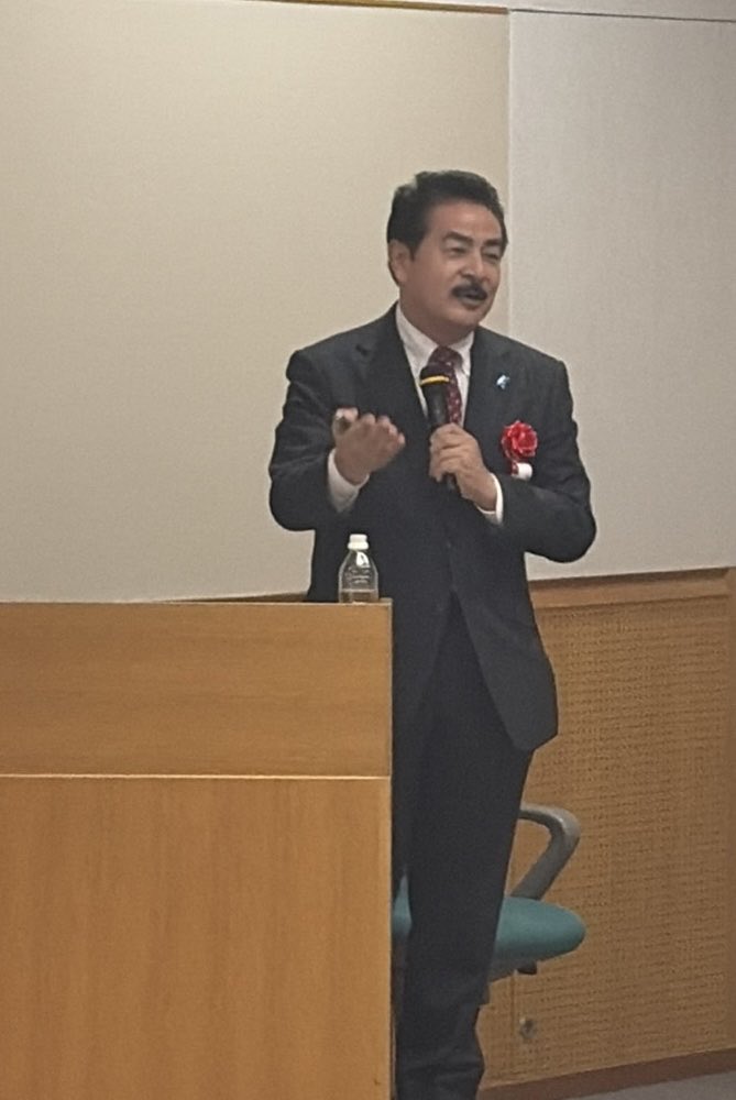 Image for the Tweet beginning: 【「綺麗事ではない。もし武力攻撃を受けたら、国民の命をどう守るのか？」】
#日本CBRNE学会 （顧問）・ #NBCR対策推進機構 （会長）　共同シンポジウムに登壇。講師は濱口和久氏、小泉悠氏、岩田清文氏、そして佐藤正久の4名。 