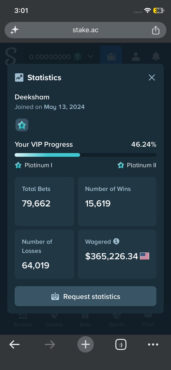 DeekshamDua's tweet photo. @HighStakesAsh @Stake Hoping the luck finds me and I know i dont get chance of tip from you but hoping shall i get today manifesting
my  total wagered around $365226
@HighStakesAsh 
Stake :Deeksham https://t.co/tWAx8cnj6i