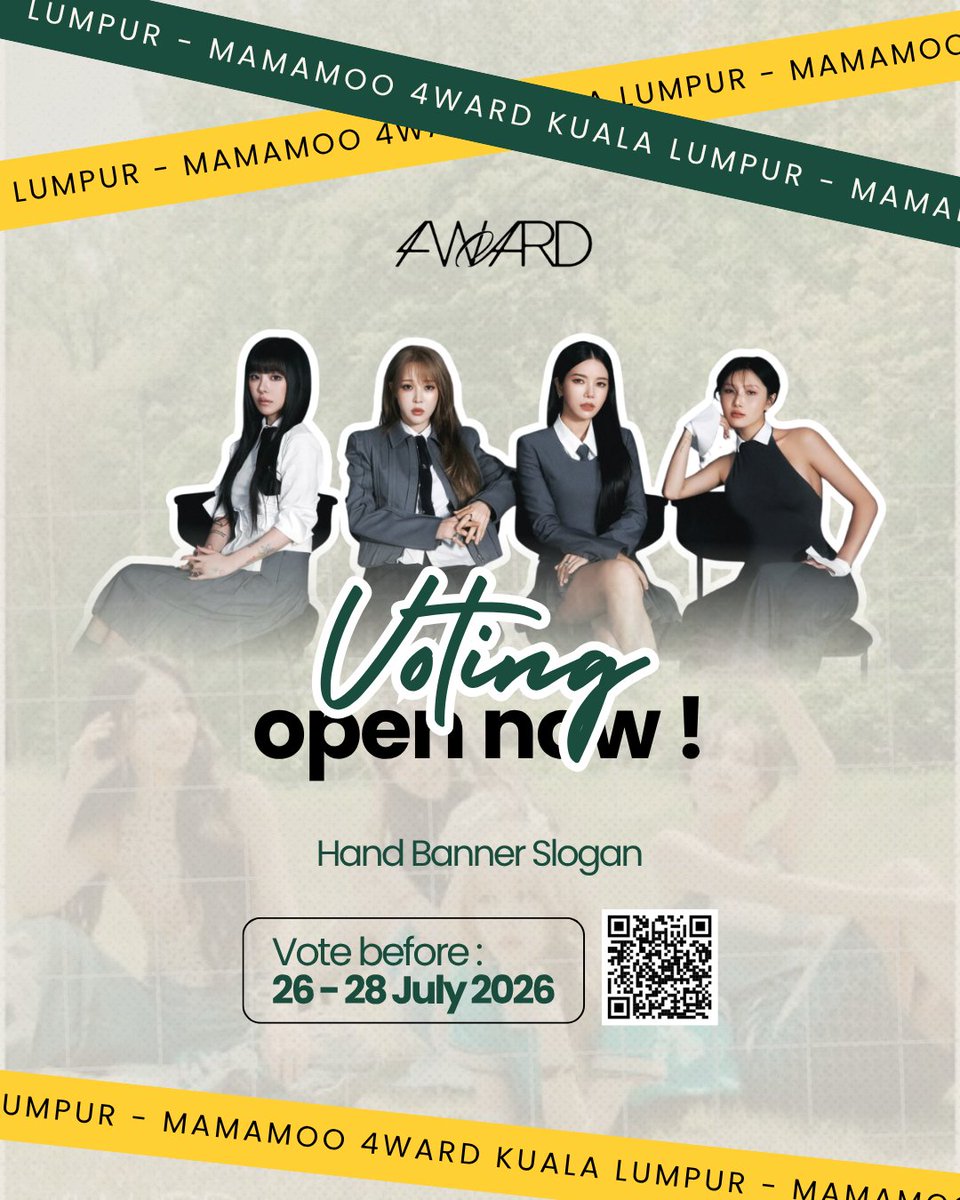 MooU_MY's tweet photo. CALLING ALL MALAYSIAN MOOMOOS!! 

It’s time to vote for your favorite slogan! We’ve gathered all the best ideas you submitted, and now we need your help picking the winner for our fan project. Let’s go!

Vote here: https://t.co/SiGqHmZvRB

#mamamoo #mamamooinkl #mamamooinkl2026 https://t.co/nLrqyEd5Xo