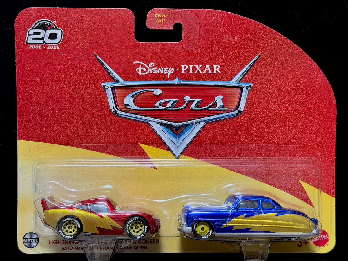 【新品】【未使用】カーズ マックィーン＆ドックハドソン MMパッケージ ミニカー カーズ 20周年記念 #Cars20th ライトニング・マックィーンとドック