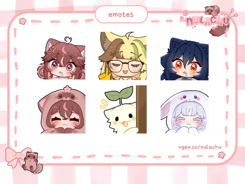 nulachu's tweet photo. some emotes ive made recently >;3 https://t.co/oAYA8ohgjr