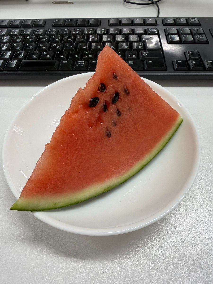 TsuboxOfficial's tweet photo. おはようございます！
ツーボックス東京です🗼

先日、数年ぶりにスイカを食べました🍉
想像以上に美味しかったです！
スイカや花火、海などで最近夏を感じています！
夏イベントも本格シーズンです🌻

みなさんは「夏は絶対これを食べる！」というものはありますか？

#スイカ
#企業公式つぶやき部 https://t.co/B1bH1dIAC5