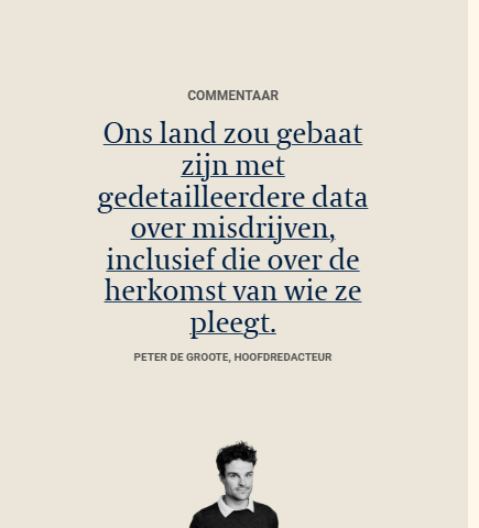 Mauritsvdr's tweet photo. Broodnodig dit van @peterdegroote. Het is onzinnig om herkomst als factor van betekenis uit te sluiten in zowat alle onderzoek en statistieken, zoals in ons land het geval is. Uit angst voor stigmatisering. Zelfs academisch onderzoek naar negatieve tendsen die in de verste verte herkomst aanraken, is zeer moeilijk geworden.

Toen ik in het parlement nog maar durfde zeggen dat we de angst om afkomst te onderzoeken bij geweld tegen LGBTQ moeten laten varen, was ik voor verenigd links meteen een racist. "Het zijn alle mannen, niet sommige mannen" antwoordde minister Caroline Gennez. Ze kreeg luid applaus. Daar kwam overigens de podcast van 800.000 euro uit.

Statistieken stigmatiseren niet. Ze bieden inzicht. Grote kans dat er bepaalde evoluties zchtbaar zijn binnenin bepaalde migratie-groepen en golven. Waardoor je net stigmatisering van de hele groep weg kan halen.