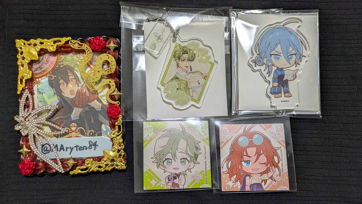 MAryten84's tweet photo. 【交換】NU:カーニバル ポプショ タワレコ
譲
画像添付 オリビン エドモンド エンテン
求
アクキー タワレコレイ（等身orミニ）
アクスタ 同種エイト>海賊八雲orエイト
チョコウィッチ 同種八雲
郵送交換希望です。よろしくお願いいたします。 https://t.co/26nymcJTi7