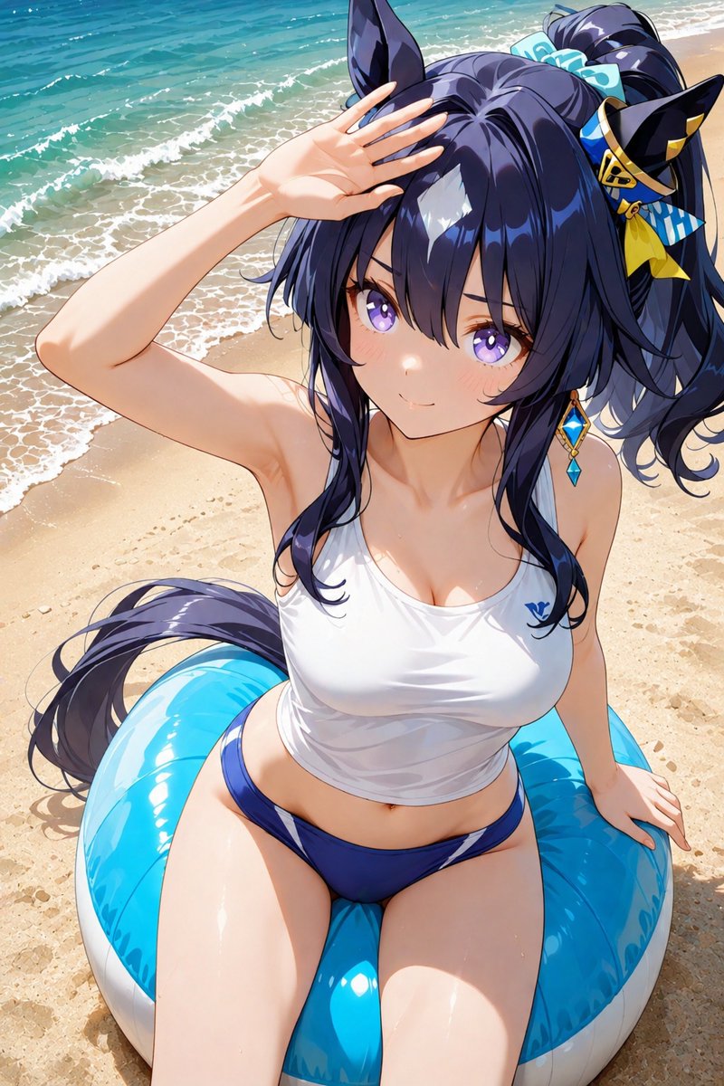 aioctotako's tweet photo. お姉ちゃんと海でのトレーニング！

ヴィルシーナ　／　Verxina https://t.co/atKI5bvfiy