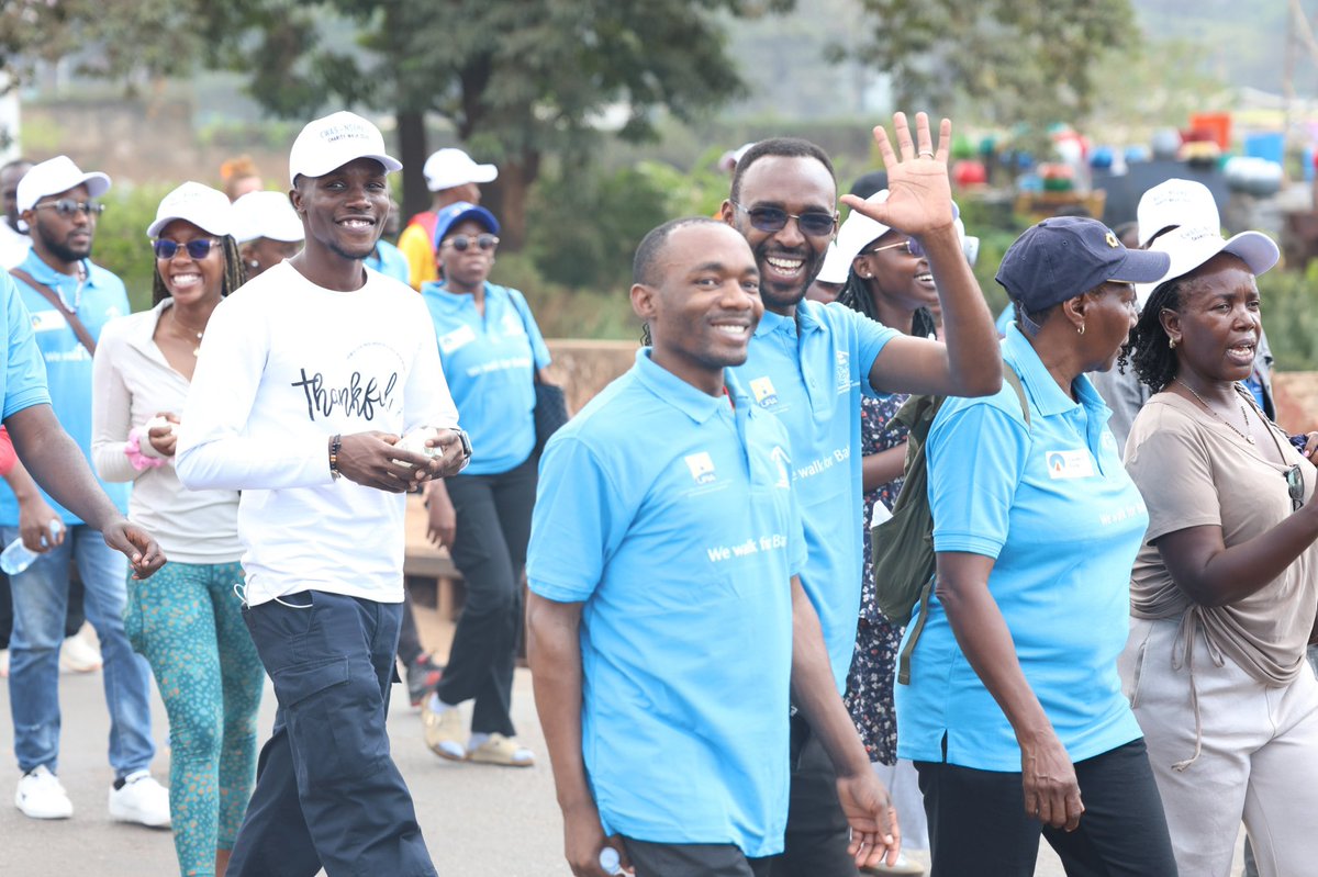 URAuganda's tweet photo. “We started this morning with steps, we are ending it with impact.”

To the reverend sisters and all the caregivers: Thank you for the love you pour into these children, you give them a home when the world turned its back. URA salutes you," Kizito said.

The walk started from the Uganda Railways ground to Nsambya babies Home attracting quite a number of people along the way. 

#FFeBanno