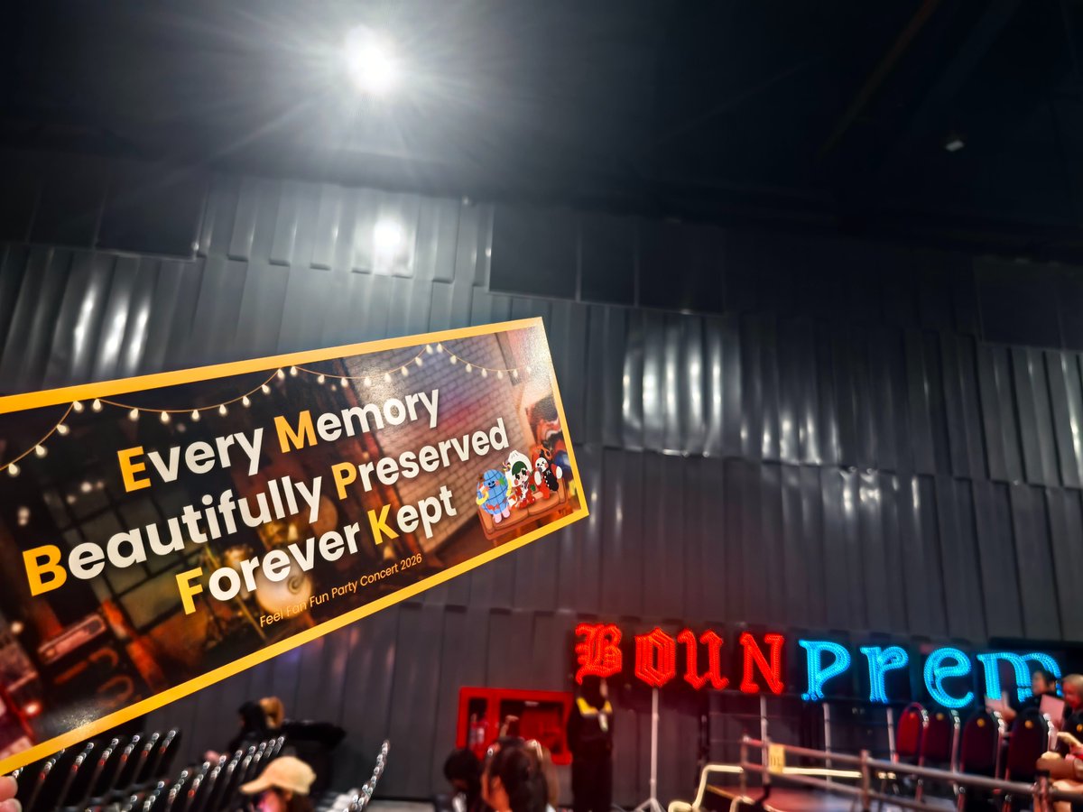 learong01777's tweet photo. 第二天✌

EMBPFK FEEL THE FUN TOGETHER
#FFFPartyConcert2026D2
#BounPrem https://t.co/4Io16szrjc