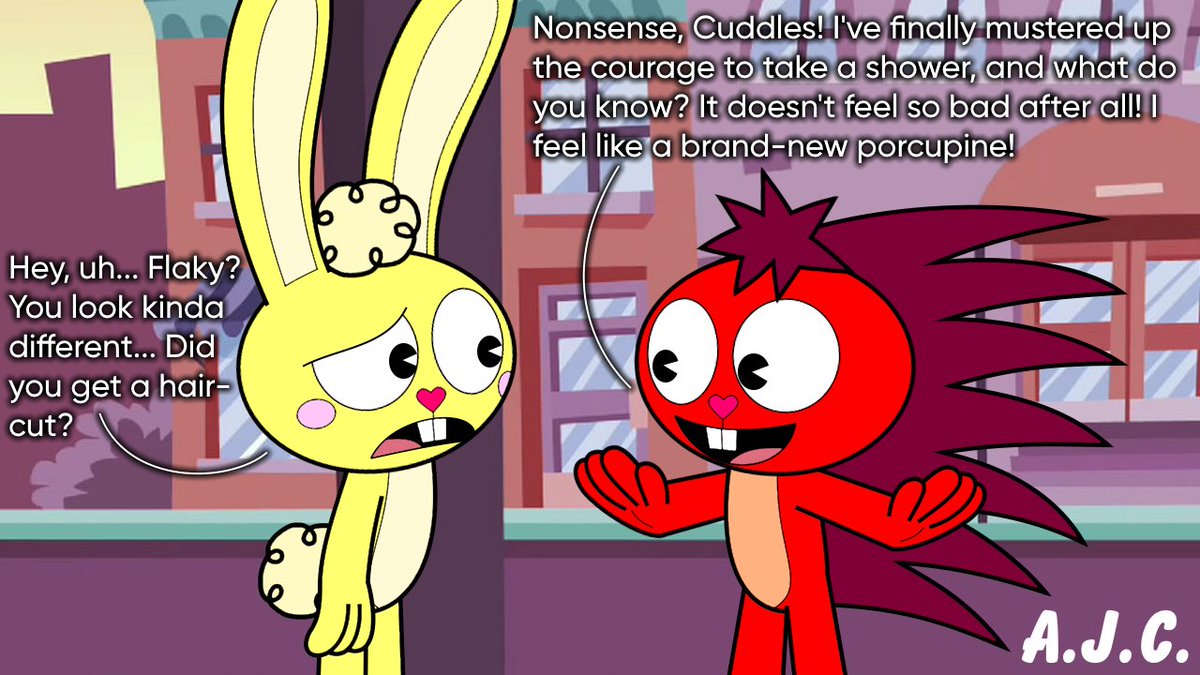 25_aldrine's tweet photo. Flake-free Flaky
#HappyTreeFriends #HTF #Cuddles #Flaky #MondoMedia

@mondomediasf https://t.co/PRIob1bJT2