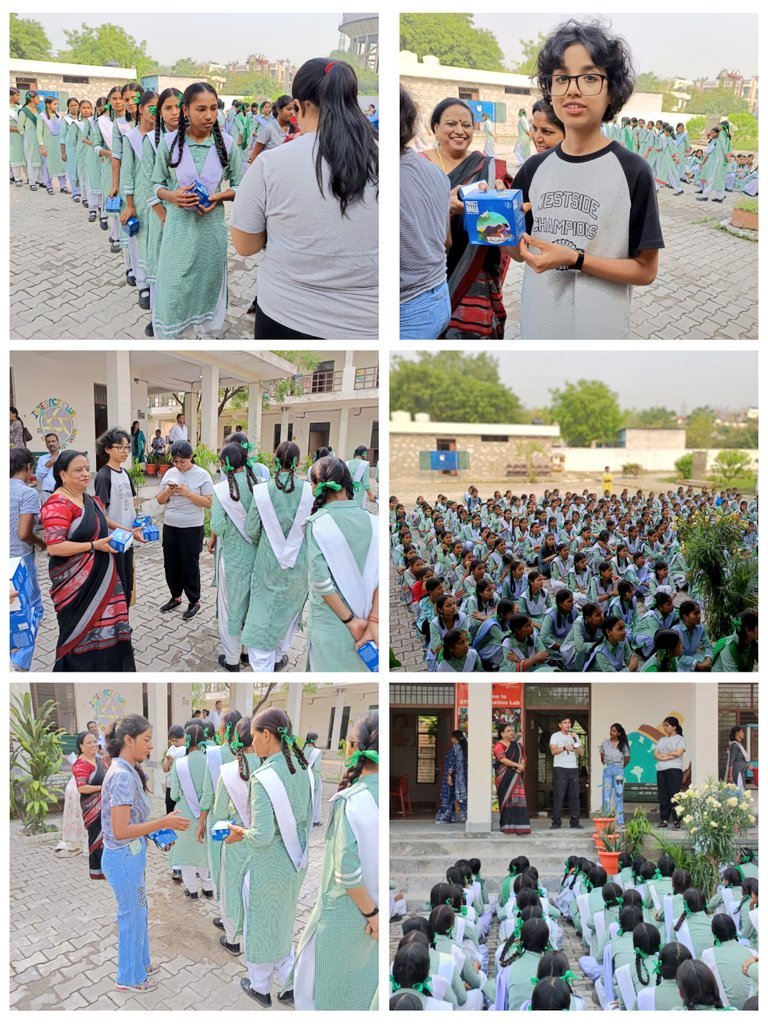AaravSeth_'s tweet photo. #SheHygiene🩸#Drive77

@_WeRiseTogether provided 163 reusable #SanitaryPads to girls, along with guidance on #MenstrualHealth &amp; sustainable period solutions.

Building a future where every girl feels informed, confident, &amp; cared for.

@deespeak @aliaa08 @GirlUp @UN @Changemakers https://t.co/sZ0PPBao1E