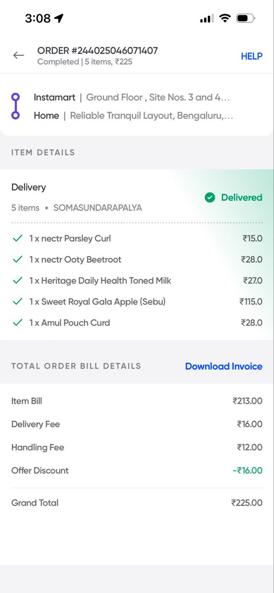 HarjeetMehta's tweet photo. @SwiggyCares https://t.co/85jR5JAvZX