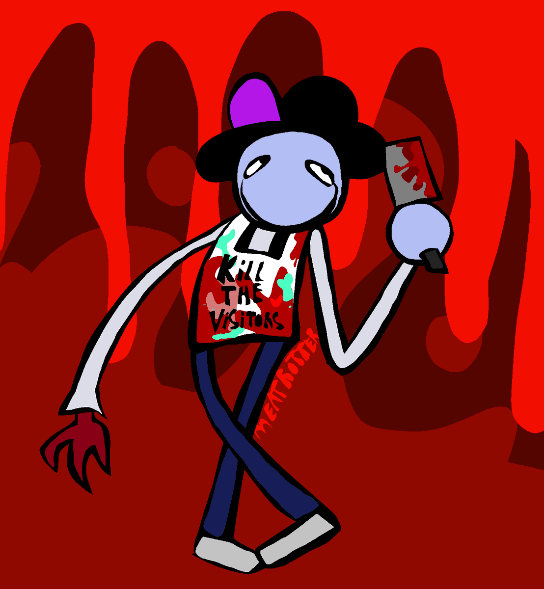 raverpenz's tweet photo. not drawing art fight stuff everyday and instead drawing bloodfest stuff is a blessing indeed
#morgusbloodfest https://t.co/JuXjPZGd90