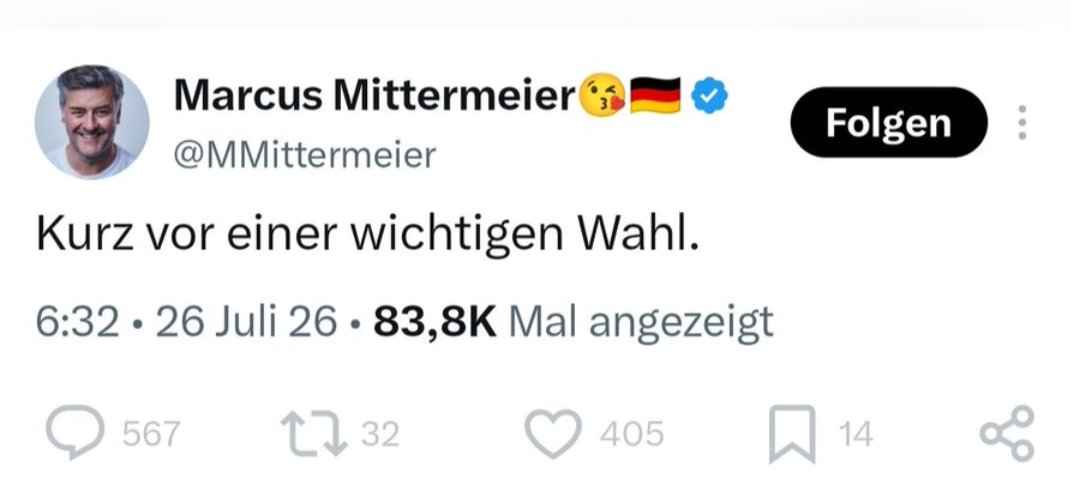 stagerbn's tweet photo. Immerhin hat @MMittermeier das Posting gelöscht. Noch mehr wundert mich aber, dass so viele das geliket haben. https://t.co/kQ2PtwSD3I