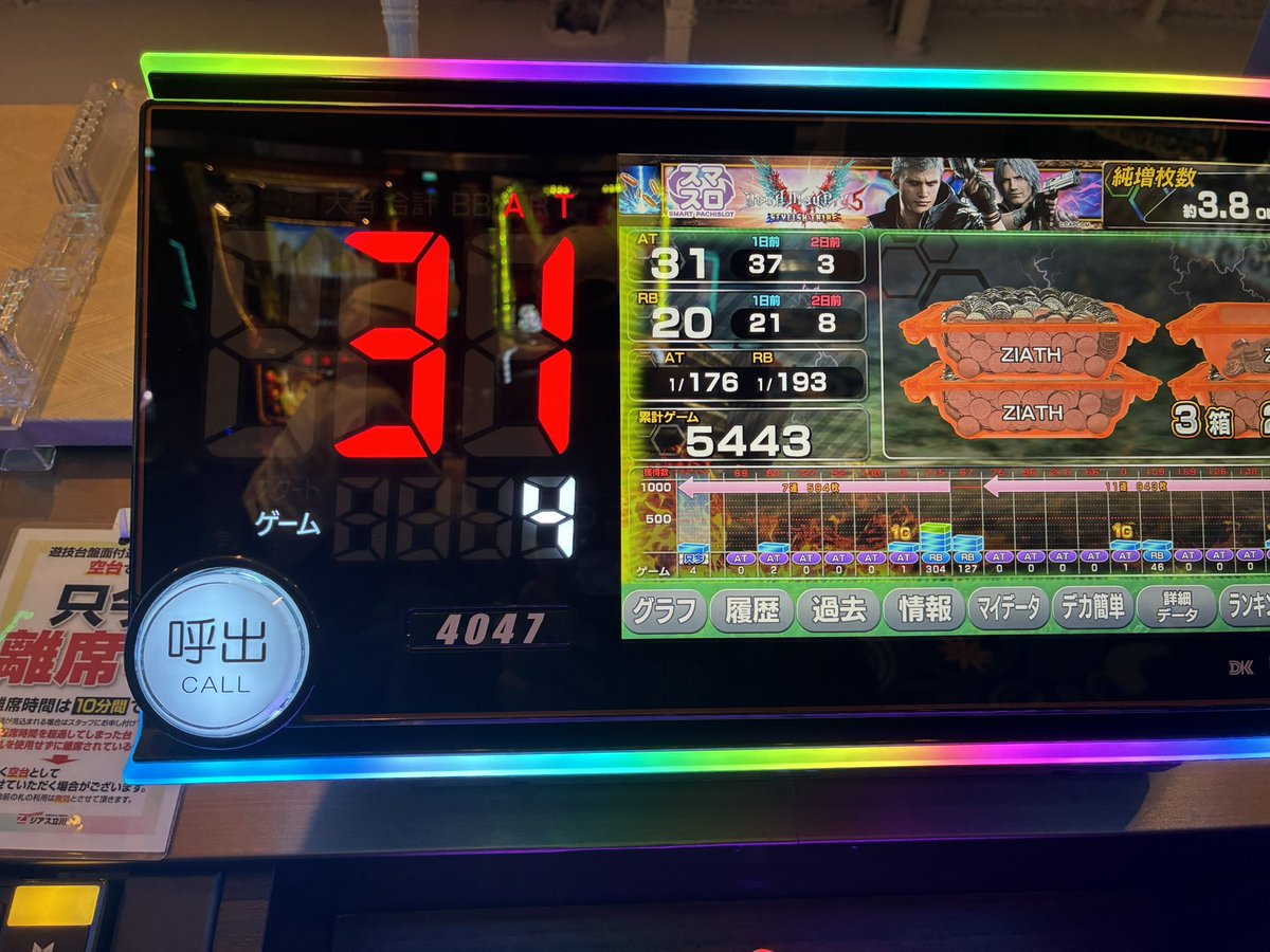 MayuW11W's tweet photo. デビルメイクライ86%継続単発は神 https://t.co/iuoB2o15Mq