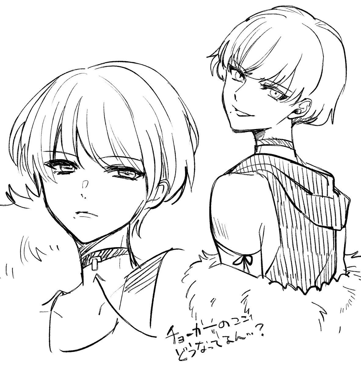 miicuro_o's tweet photo. こっちにもらくがきフミさん（暴れ馬時代）服装資料求む… https://t.co/kIZnrmlfn9