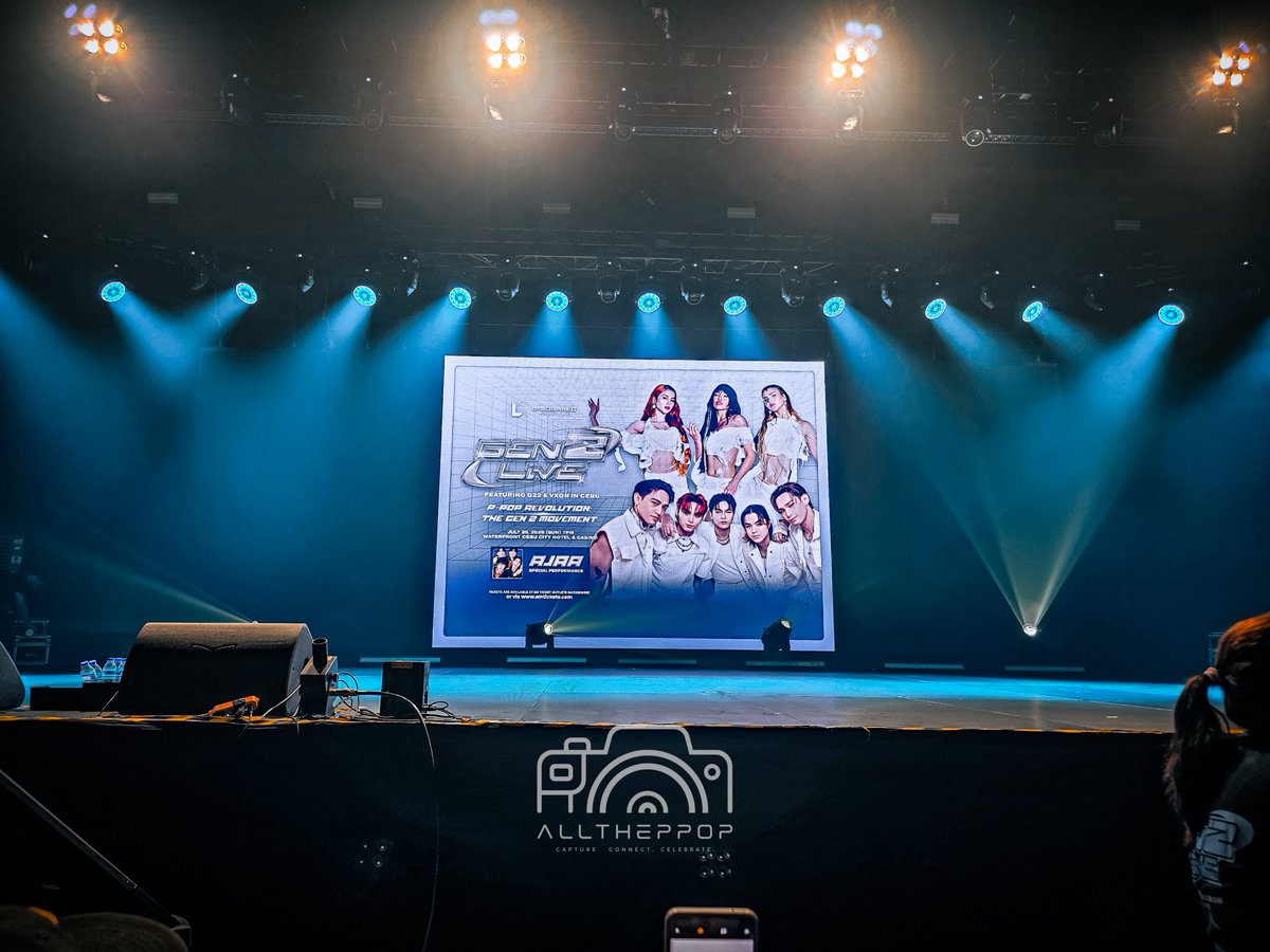 AllThePPop's tweet photo. Ready na for Soundcheck.

#GenZLiveInCebu
#VXON #G22 #AJAA #PPOP #PPopRise https://t.co/FzqlIDOLKN