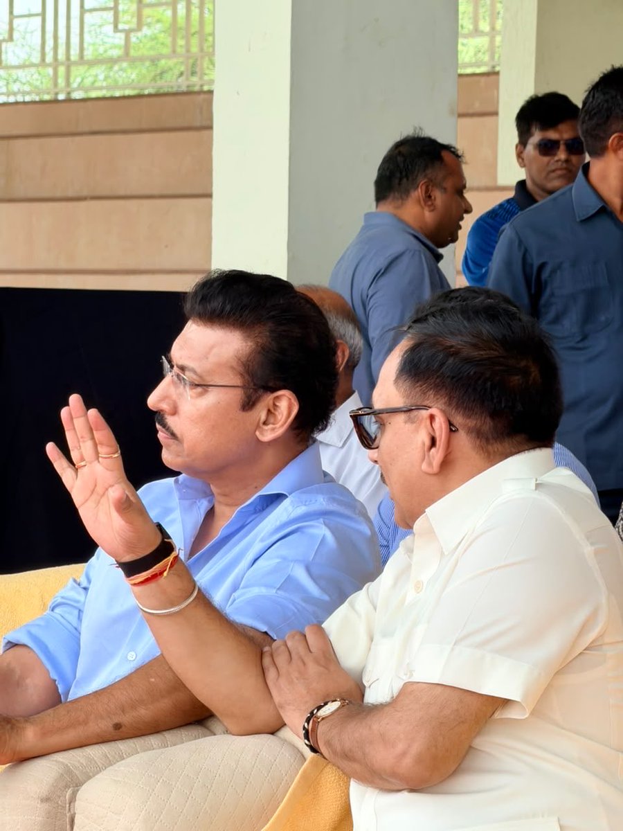 Virend_Sachdeva's tweet photo. Delighted to attend the Prize Distribution Ceremony of the NTPC National Ranking Archery Tournament (NRAT) 2026 in Jaipur.

It was an honour to be joined by Hon’ble Rajasthan Cabinet Minister and Olympic medalist Col. @Ra_THORe Ji on this special occasion. 
Congratulations to all the winners and runners-up for their outstanding performances and dedication.

Under the visionary leadership of Hon’ble Prime Minister Shri @narendramodi Ji, the Central Government continues to strengthen India’s sporting ecosystem by empowering young athletes and creating greater opportunities for them to excel. 
Tournaments like NRAT play a vital role in identifying and nurturing the next generation of archery champions.

#IndianArchery #NTPC #NRAT2026