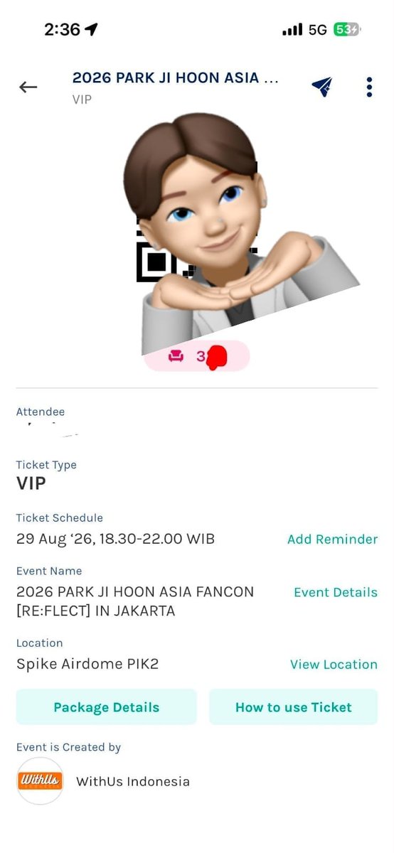 hannyhol's tweet photo. want to sell tiket parkjihoon reflect in jakarta 

- VIP sn 3* 

yang mau boleh dm ya bisa cod jakarta untuk makesure, serious seller ✅

tag : wts wtb park jihoon reflect
#zonauang #zonajajan #parkjihoon https://t.co/ZQh7qsHTkN
